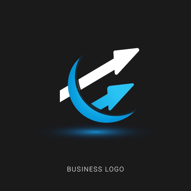 diseño de logotipo empresarial abstracto