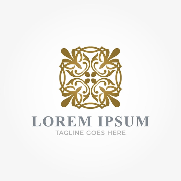 Diseño de logotipo empresarial lujoso y premium.
