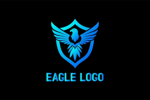 Diseño de logotipo empresarial moderno de Eagle