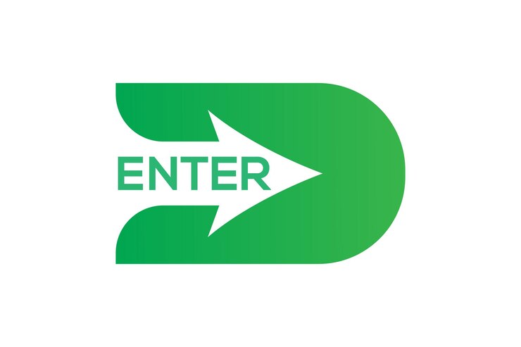 Diseño de logotipo de entrada vectorial
