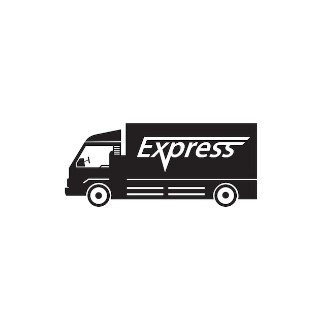 Diseño de logotipo de entrega rápida express