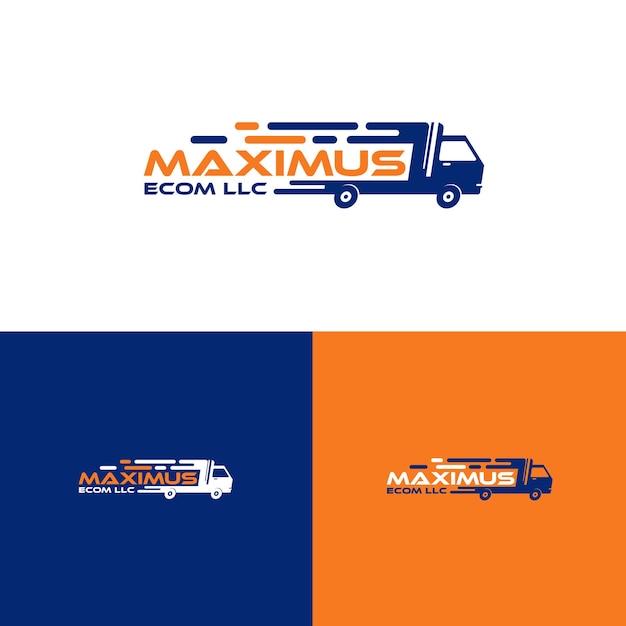Diseño de logotipo de envío vectorial gratuito