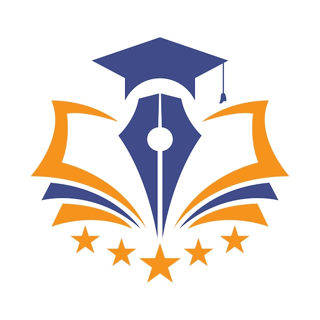 Diseño de logotipo de escuela de educación