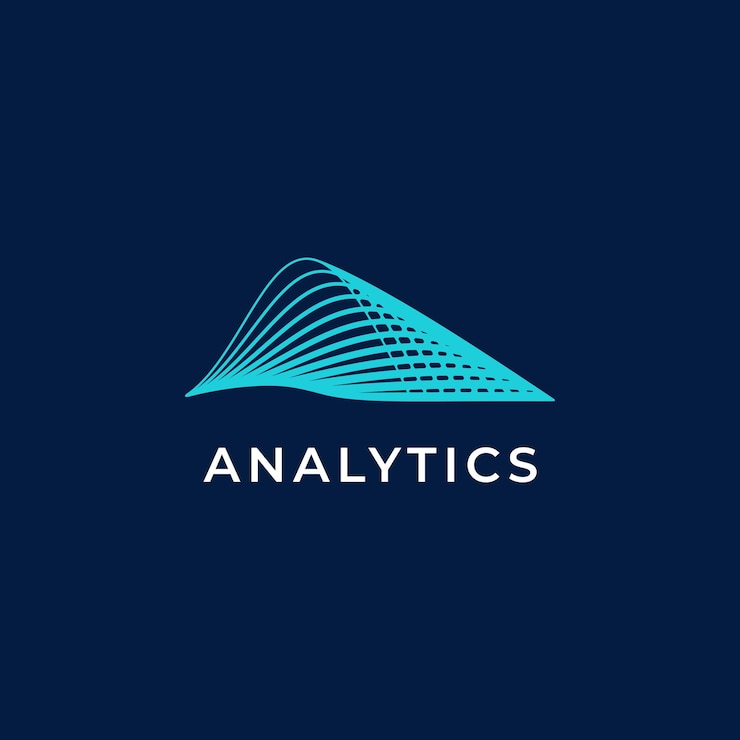 diseño de logotipo de espectro de análisis de onda