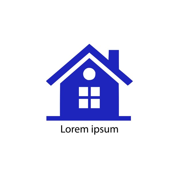 Diseño del logotipo del estado real de la casa