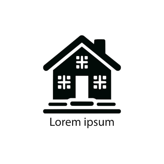 Diseño del logotipo del estado real de la casa