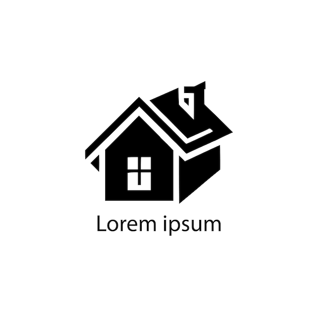 Diseño del logotipo del estado real de la casa