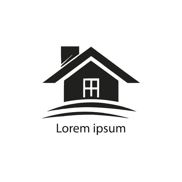 Diseño del logotipo del estado real de la casa