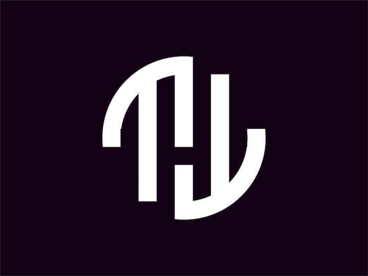 Diseño del logotipo de estilo monograma Vector MW logotipo del círculo