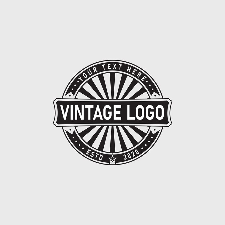 Diseño de logotipo de estilo retro vintage