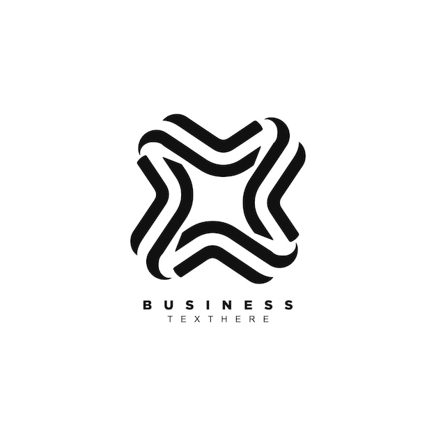 Diseño de logotipo de estrella abstracta monograma simple para su marca o negocio