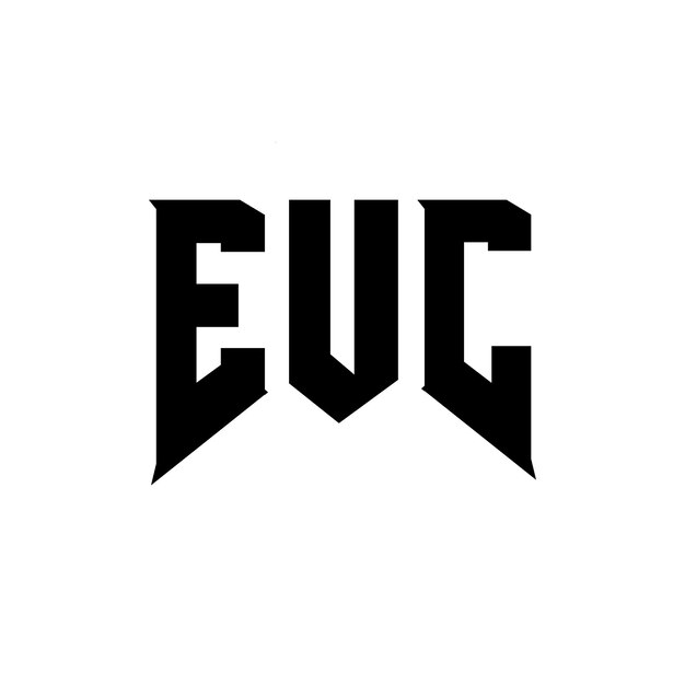 Diseño del logotipo de la EUC para una empresa de tecnología Diseño de logotipo EUC combinación de colores blanco y negro EUC logotipo UEC vector EUC diseño EUC icono EUC alfabeto EUC tipografía diseño de logotipo