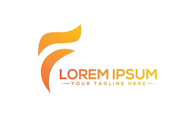 Diseño de logotipo F Diseño de logotipo F creativo y profesional