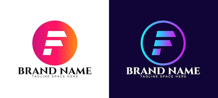 Vector diseño de logotipo f