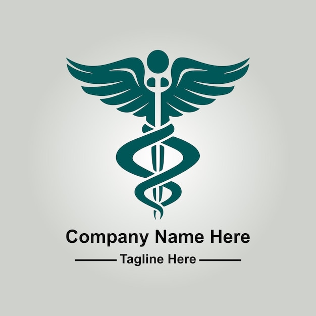 Diseño del logotipo de la farmacia dibujado a mano