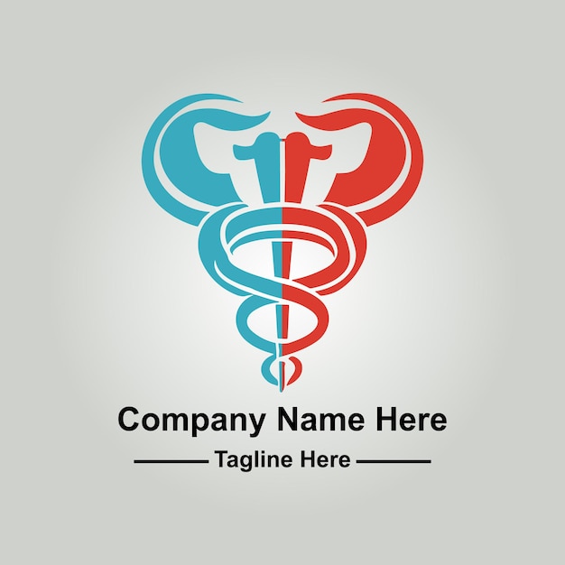 Diseño del logotipo de la farmacia dibujado a mano
