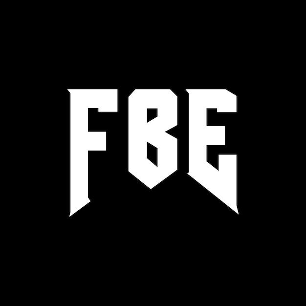 Diseño de logotipo de FBE para una empresa de tecnología FBE diseño de logotipo combinación de colores blanco y negro FBE logotipo FBE vector FBE diseño FBE icono FBE alfabeto FBE tipografía diseño del logotipo