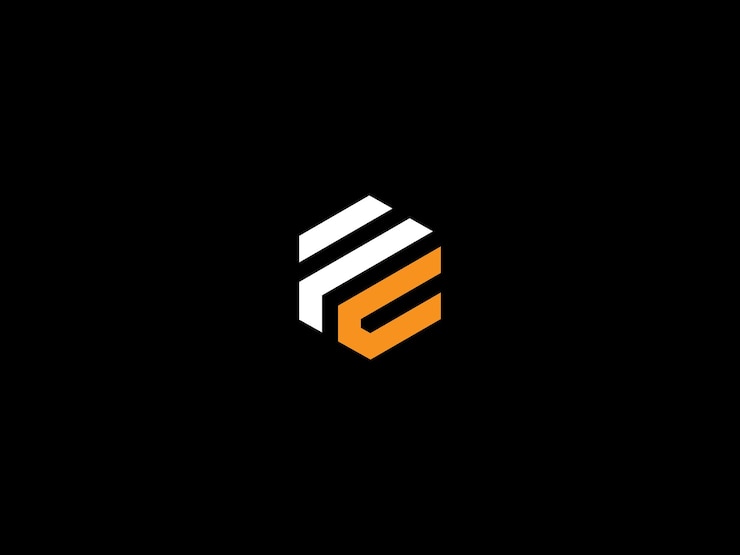 Vector diseño de logotipo fc