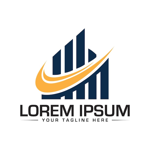 Diseño de logotipo Finanzas Diseño vectorial
