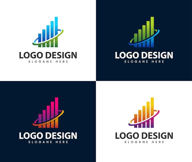 diseño de logotipo de finanzas empresariales