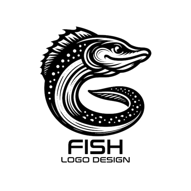 Diseño del logotipo de Fish Vector
