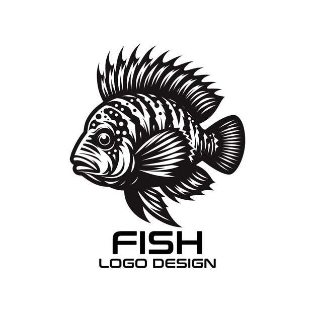 Diseño del logotipo de Fish Vector