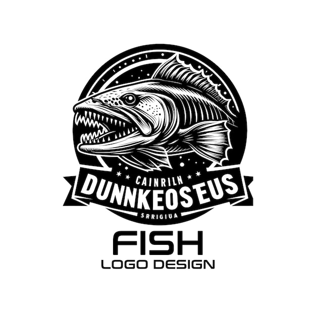 Diseño del logotipo de Fish Vector
