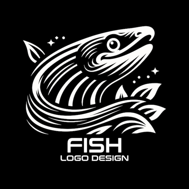 Diseño del logotipo de Fish Vector