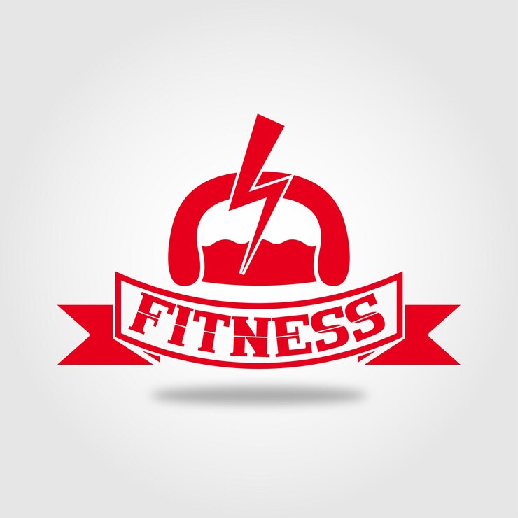 Vector diseño de logotipo de fitness para gimnasio, deporte y centro de fitness
