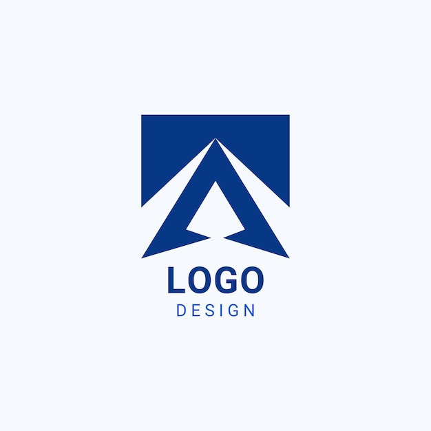 Diseño del logotipo de la flecha abstracta