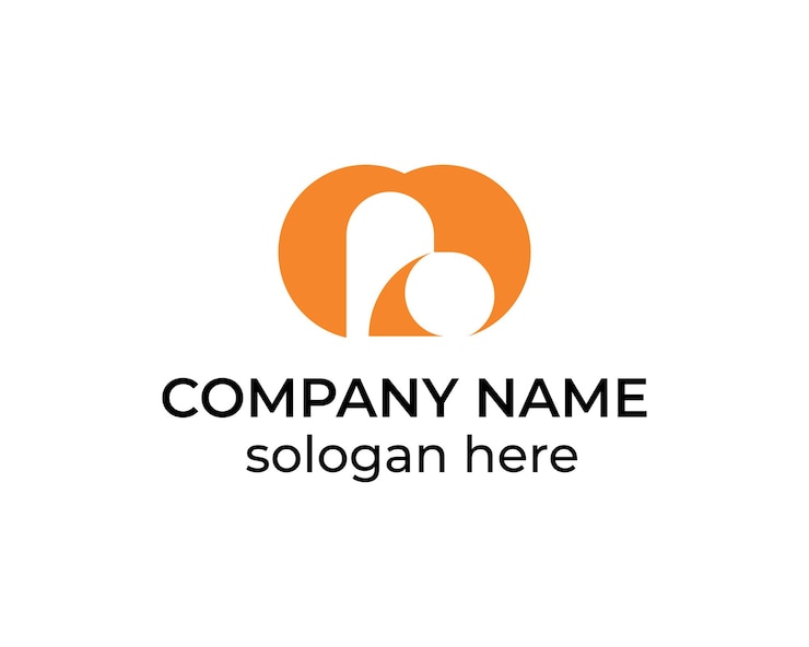 Vector diseño del logotipo de la flecha de amor plantilla de diseño del logotipo m flecha