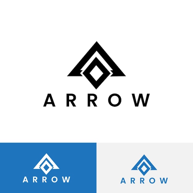 Diseño de logotipo de flecha