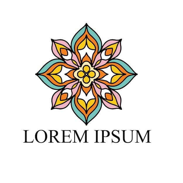 Diseño de logotipo de flor