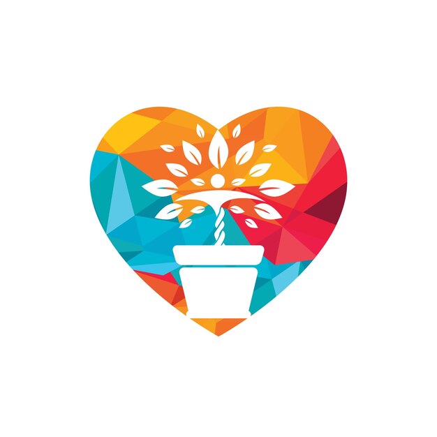 Diseño del logotipo de la florera y la planta humana Concepto del logotipo del spa y el bienestar