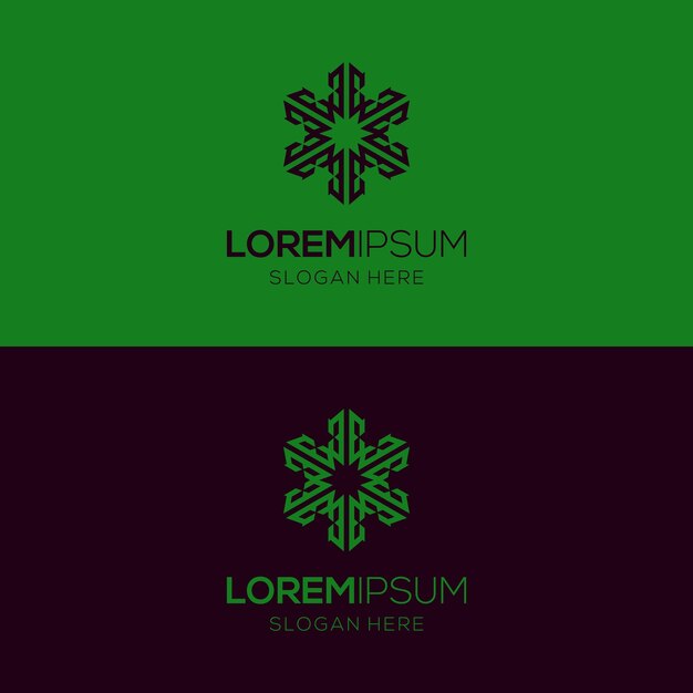 Diseño de un logotipo en forma de ornamento árabe islámico