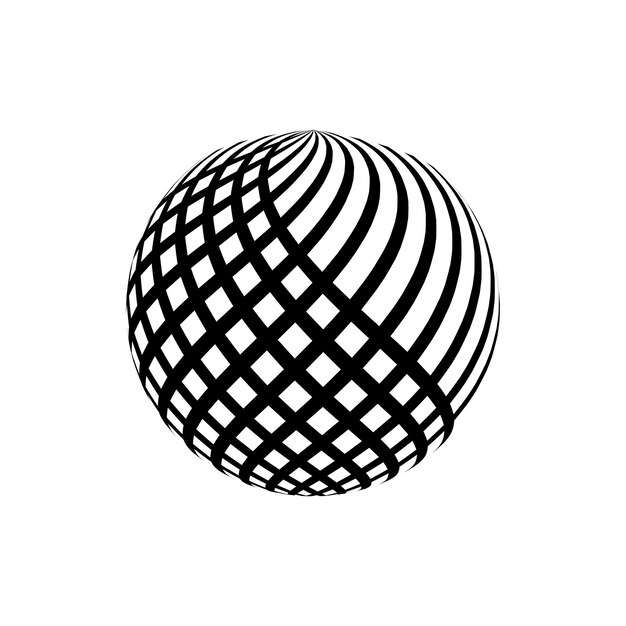 Diseño de logotipo Forma redonda Ilustración vectorial
