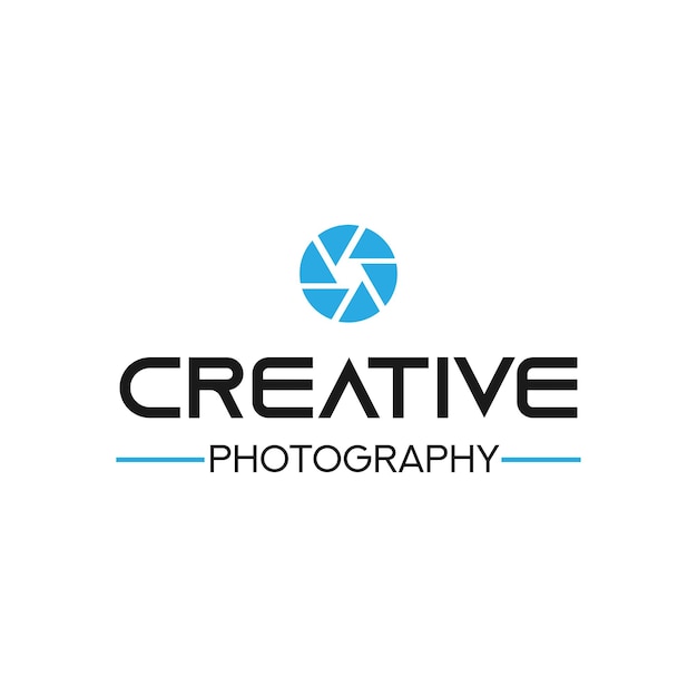 Diseño de logotipo de fotografía creativa para fotógrafo