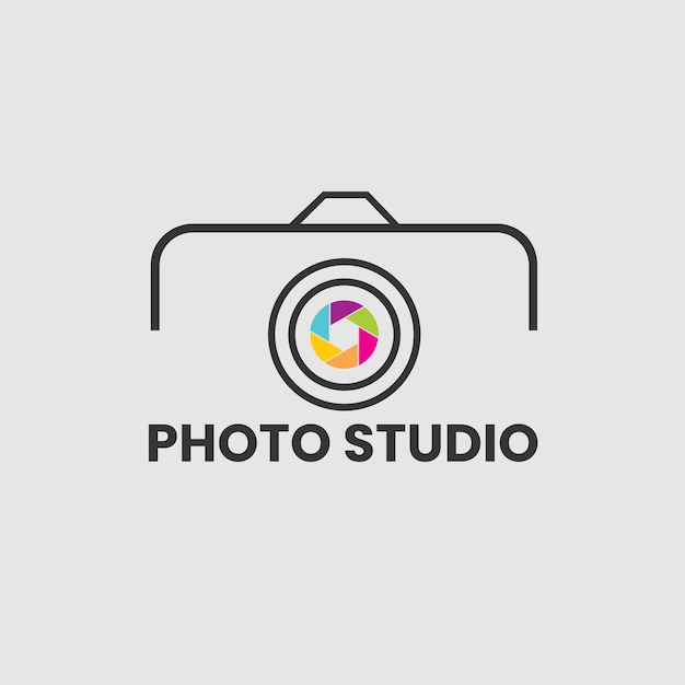 Diseño de logotipo de fotografía moderna