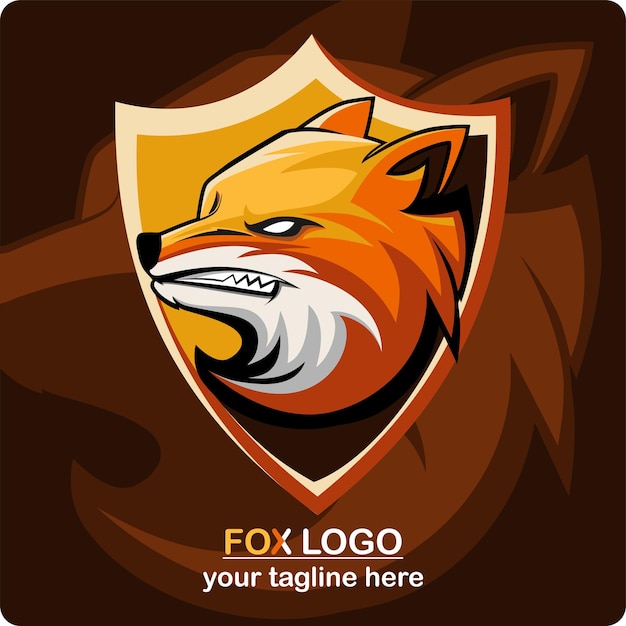 diseño de logotipo de fox fire mascota esport