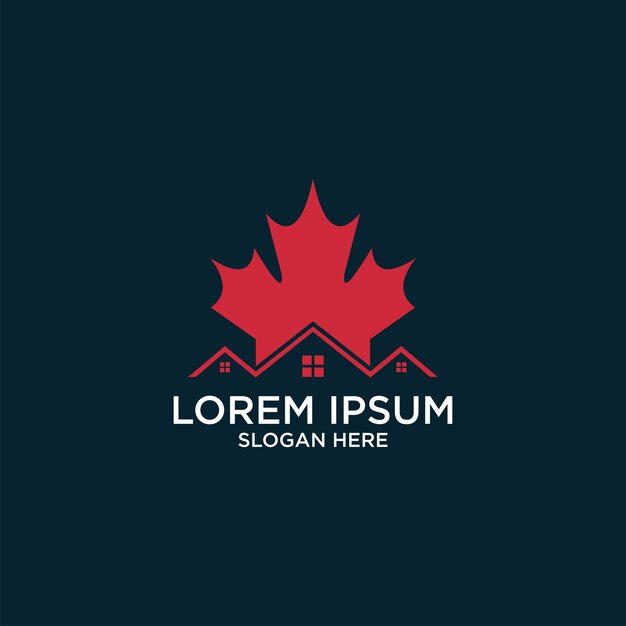 diseño de logotipo de fuego de canadá