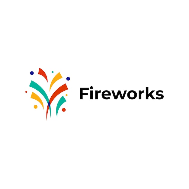 Diseño de logotipo de fuegos artificiales para su negocio