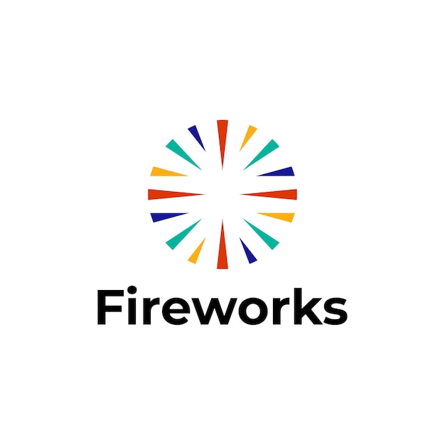 Diseño de logotipo de fuegos artificiales para su negocio