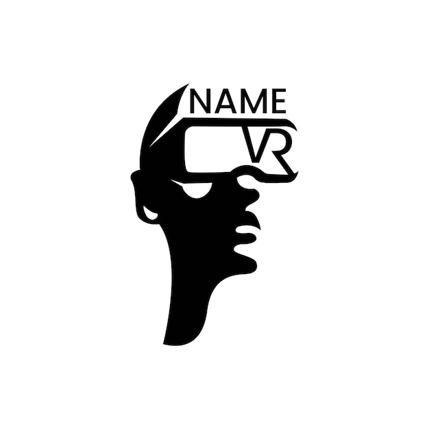 Diseño del logotipo de las gafas de realidad virtual