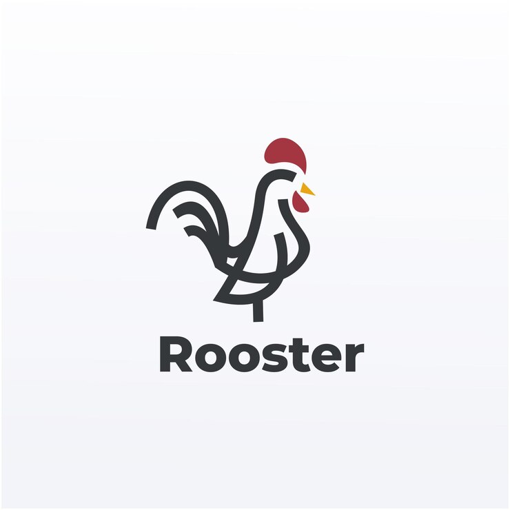 diseño de logotipo de gallo