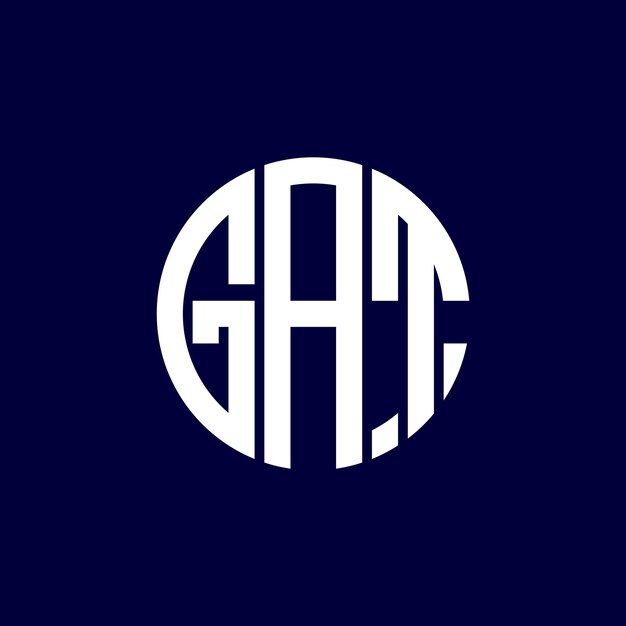 Diseño del logotipo de gat circle