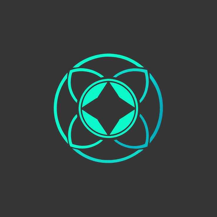 Vector diseño de logotipo geométrico abstracto