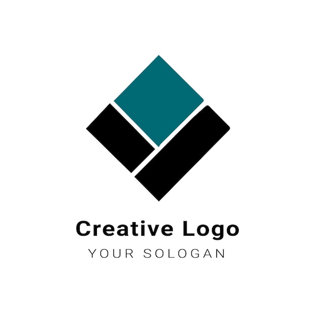 diseño de logotipo geométrico abstracto