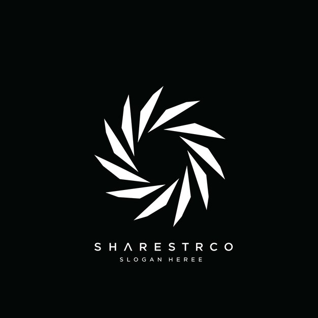 diseño de logotipo geométrico abstracto