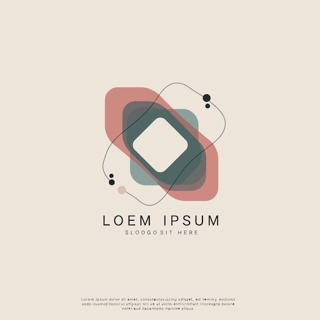 diseño de logotipo geométrico abstracto