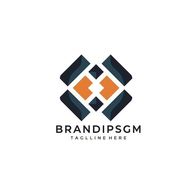 diseño de logotipo geométrico abstracto